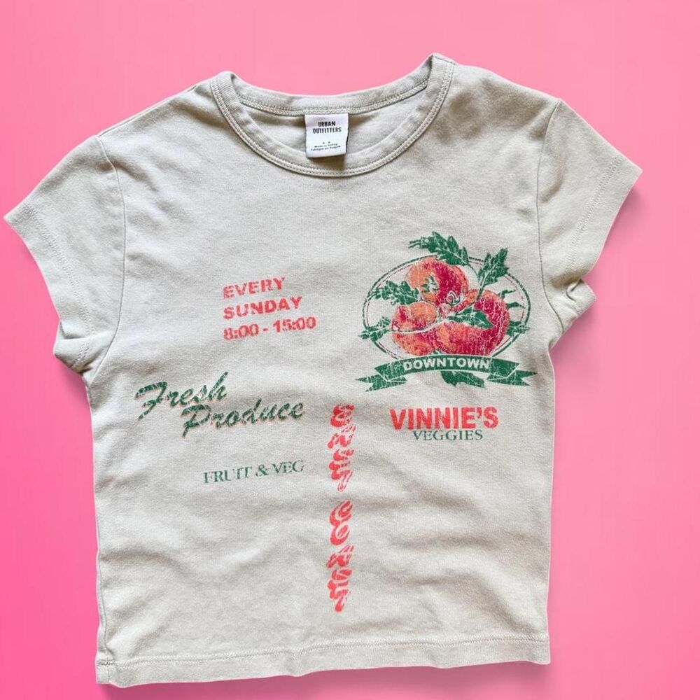 urban outfitters vinnies veggies baby tee